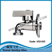 Chrome Bibcock Tap with Rosette (V20-032)